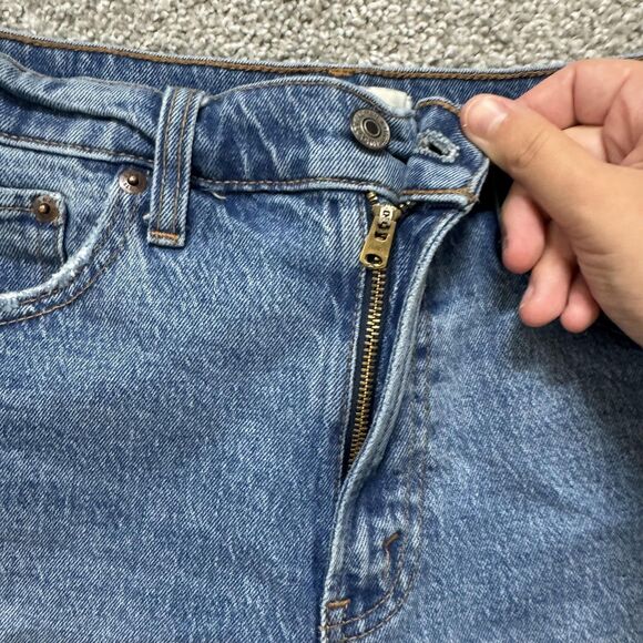 Abercrombie & Fitch Shorts Womens 27 90s Relaxed Cutoff High Rise Distressed - Picture 3 of 9